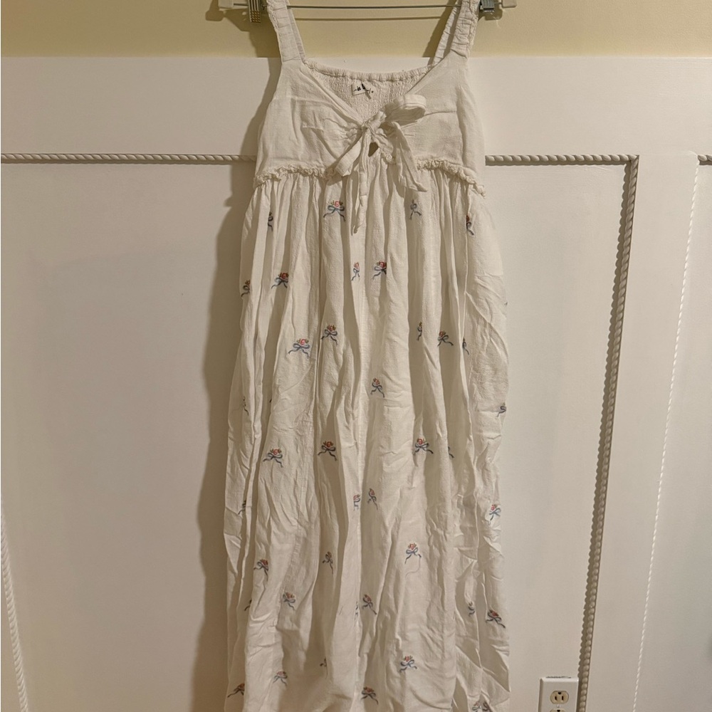 White Floral Sundress